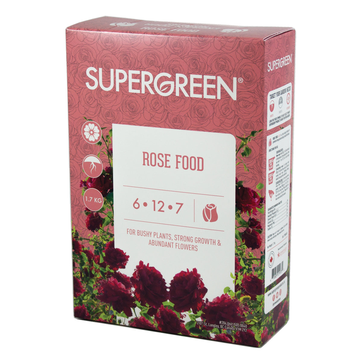 Supergreen Rose Food 6-12-7 1.7kg