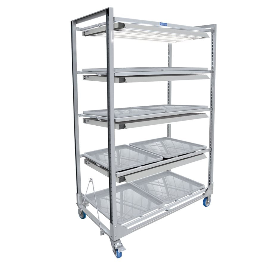 Product Image:Wachsen Cloning Cart 4 Level SS304 W - T5 Wachsen